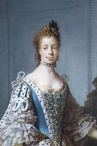 Allan Ramsay Portrait of Queen Charlotte china oil painting image